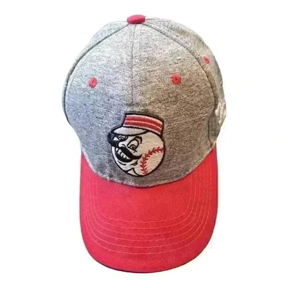 Cincinnati Reds Kids Opening Day 2017 Hat Red Gray Hook Loop MLB Basebal… - Picture 1 of 9
